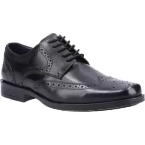 Image of Hush Puppies Mens Brace Brogue Lace Up Leather Shoes UK Size 10 (EU 44)