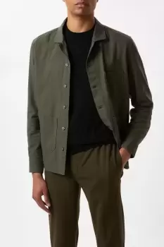 Image of Mens Khaki 3 Pocket Overshirt