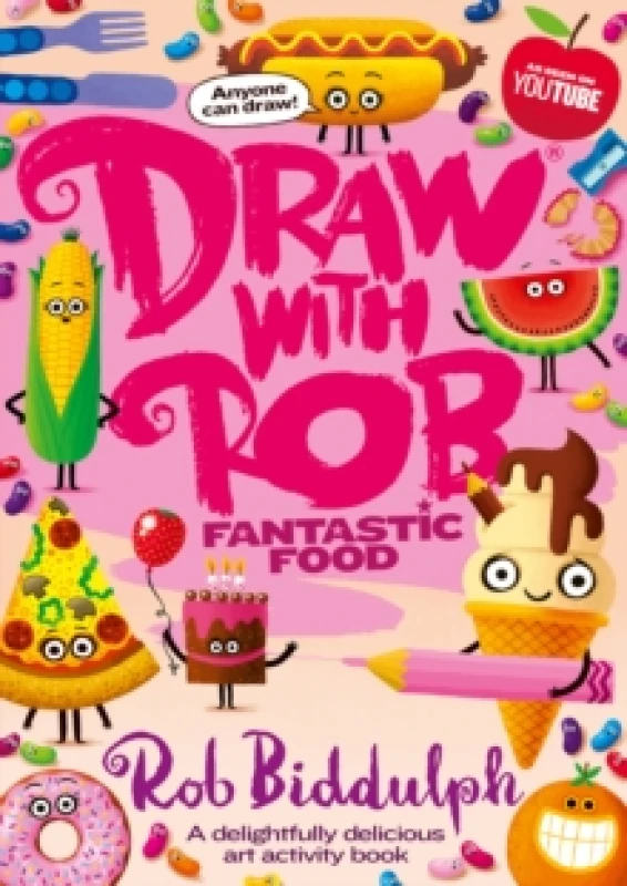 Image of Draw With Rob: Fantastic Food Paperback / softback