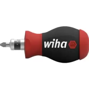 Image of Wiha Stubby Bit screwdriver 8 Piece Allen, Hex head, Phillips, Pozidriv, Slot, TORX