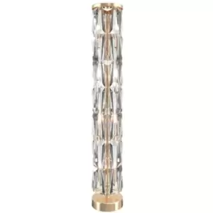 image of Maytoni Puntes Modern Glass Floor Lamp Gold