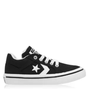 image of Converse Distrito Canvas Low Trainers - Black