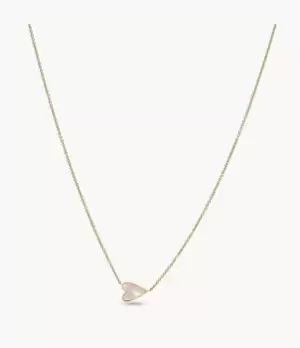 Image of Fossil Women Mother-of-Pearl Station Necklace
