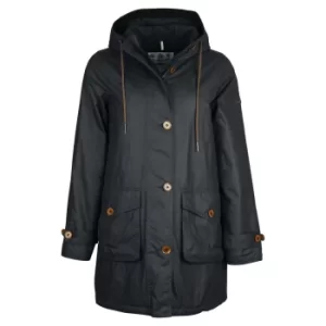 Image of Barbour Womens Amelda Wax Jacket Dk Navy/Dk Navy 10