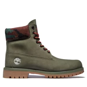 Image of Timberland Heritage 6" Winter Boot For Men In Green/camo Green, Size 10