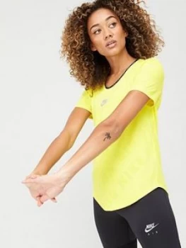 Image of Nike Air Running Tee - Yellow