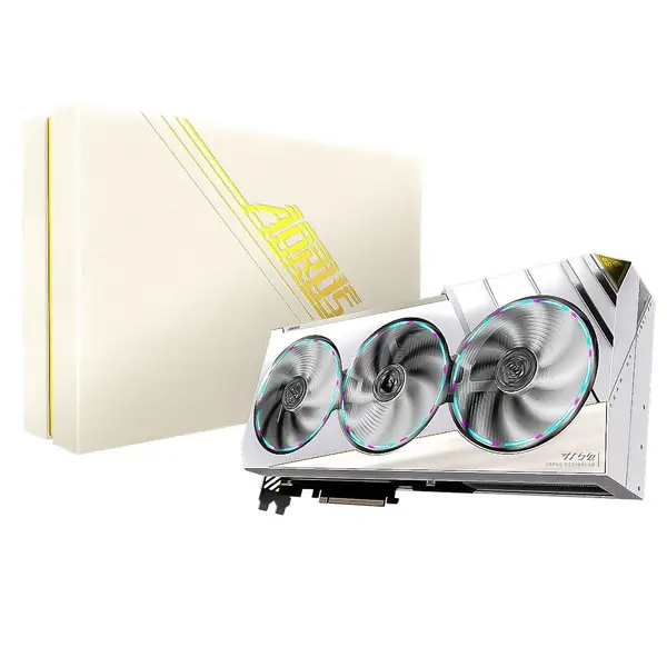 Image of Gigabyte AORUS GeForce RTX 4080 Super XTREME ICE 16GB Limited Edition Graphics Card - GV-N408SAORUSX ICE-16GD