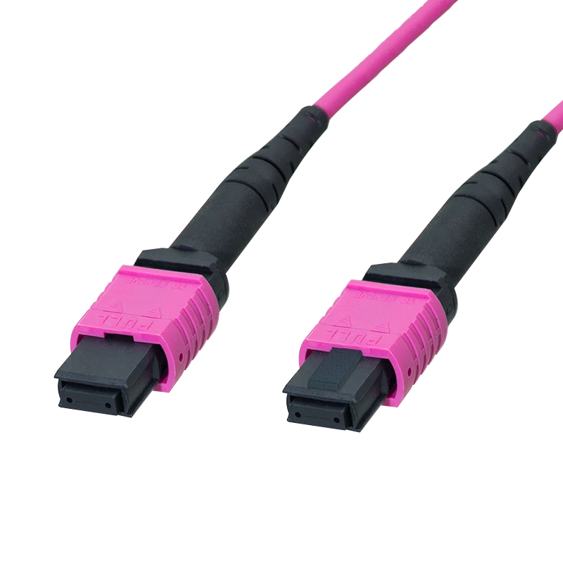 Image of LogiLink MPO Patch Cord 12 cores OM4. MPO/PC F/F. Type B. 5 m