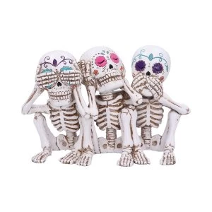 Image of Three Wise Calaveras Skeleton Figurines