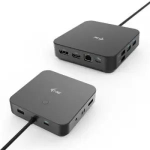 Image of i-tec USB-C HDMI Dual DP Docking Station with Power Delivery 100 W + Universal Charger 100 W