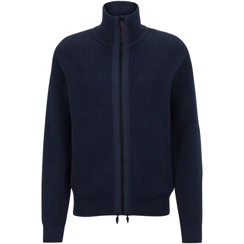 Image of Boss Mens Abinero Crew Sweatshirt Dark Blue male L