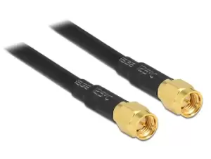 image of DeLOCK 88891 coaxial cable LMR195 5m Black