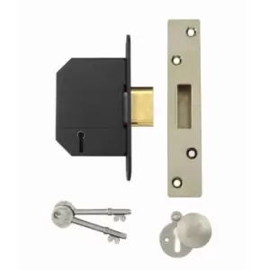 Yale B-Bsdl-2.5-Pb 64mm Polished Brass 5 Lever Deadlock