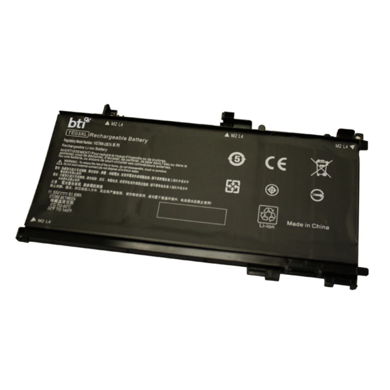 Image of BTI BTI 849570-542 compatible 61.6Wh 3-cell battery for HP Pavilion 15-BC Omen 15-AX series 849570-542-BTI