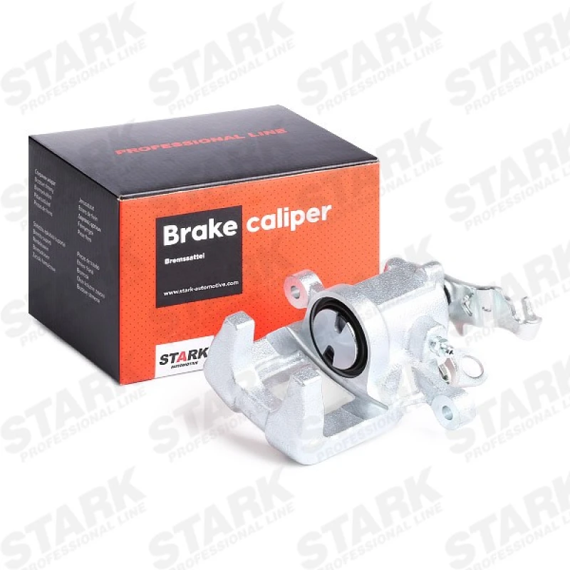 Image of STARK SKBC-0460637 Brake caliper Rear Axle, without holder Cast Iron Brake Caliper (78)