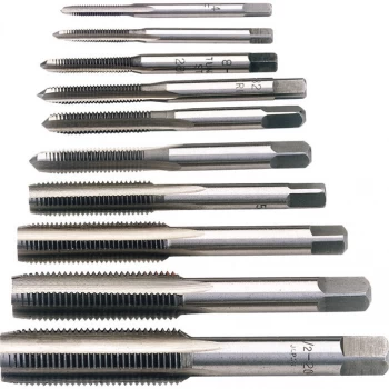 Image of Draper 10 Piece Tap Set Imperial UNF
