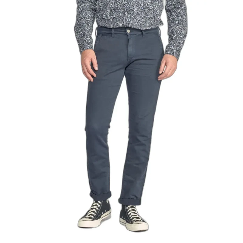 Image of Le Temps des cerises Chino Trousers Le Temps des cerises Jogg Kurt Bleu Male 28