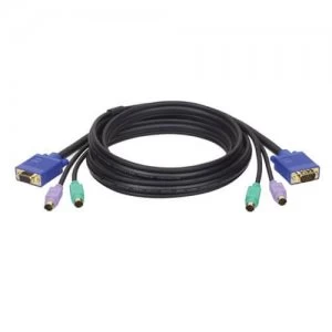 Image of Tripp Lite PS2 3 in 1 Cable Kit for KVM Switch B007 008 6 ft