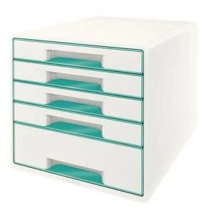 image of Leitzwow Cube 5 Drawer Ice Bl