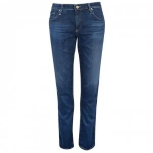 image of AG Jeans AGed Womens The Stilt Cigarette Leg Jeans - Journey