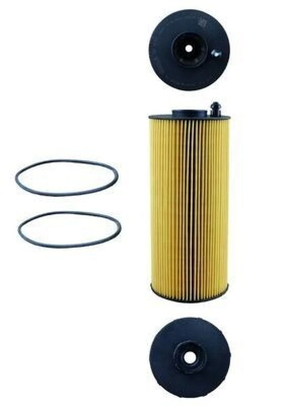 Image of MAHLE OX 1059D Oil filter Filter Insert, with gaskets/seals Oil Filter (7)