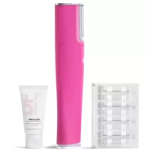 Image of DERMAFLASH Luxe+ Advanced Sonic Dermaplaning and Peach Fuzz Removal - Pop Pink