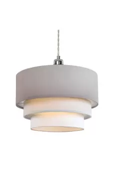 Image of Lighting and Interiors Group The Lighting and Interiors Steel 3 Tier Pendant Shade
