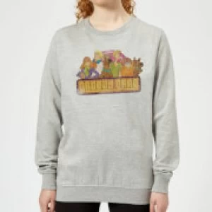 Scooby Doo Groovy Gang Womens Sweatshirt - Grey - XL