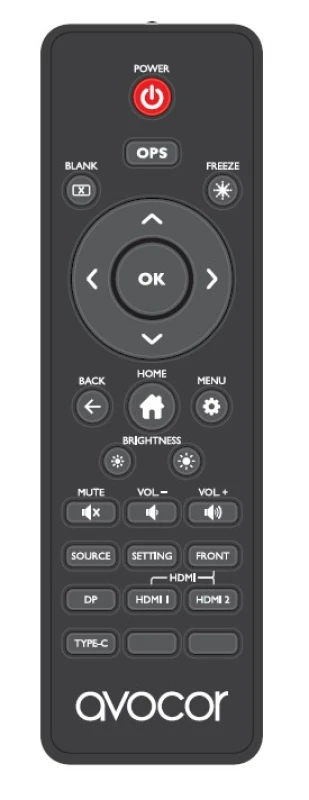 Image of Avocor Remote for AVE-30-A / AVE-40 Series Displays