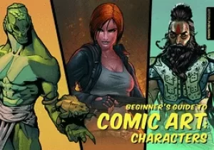 Image of beginners guide to comic art characters