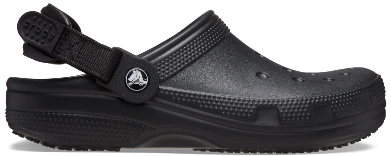 Image of Crocs Crocs Men Classic Work Clog in Black Size: 9 Black 9 Male 196265634613