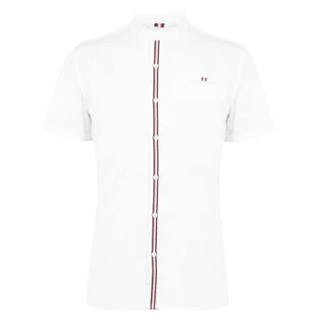 Image of Soviet Tape Short Sleeve Shirt Mens - White