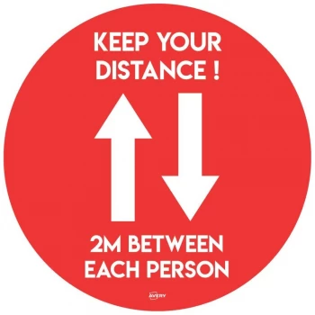 Image of Avery Red Distnc Circular Flr StckPack of 2