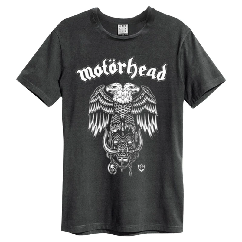 Image of Amplified Amplified Men Hiro Motorhead T-Shirt in Charcoal Size: X-Small Charcoal XS Male 5063238191068