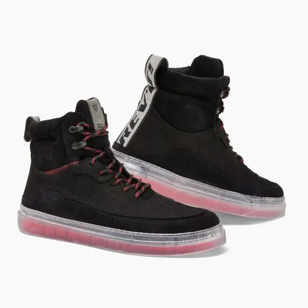 Image of REV'IT! Filter Black Neon Red Size 42