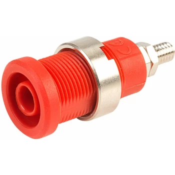 3265-I-R Red Shrouded Socket (stud) - PJP