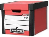 Image of Fellowes R Kive Premium Presto Storage Box RedWhite 7260601