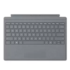 Image of Microsoft Surface Pro Signature Type Cover Platinum Microsoft Cover port QWERTZ German