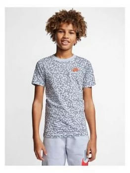 Image of Boys, Nike Childrens Mezzo T-Shirt - Grey, Size 8-10 Years, S