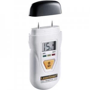 Laserliner DampCheck Moisture meter Building moisture reading range 0.2 up to 2.9 vol% Wood moisture reading range 6 up to 60 vol% Temperature reading