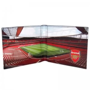 Image of Football Club Stadium Leather Wallet - Arsenal