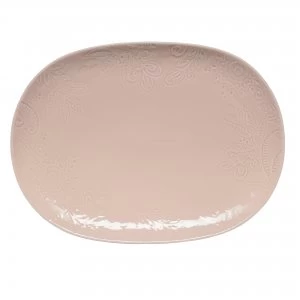 image of Denby Monsoon Gather Large Platter Pink