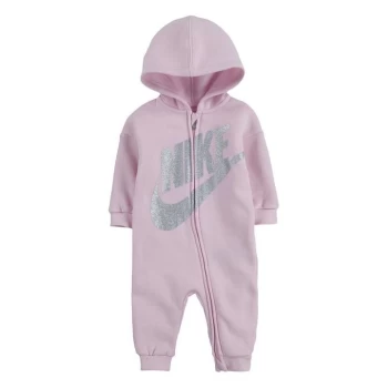 image of Nike Futura Hooded Coverall - Pink Foam