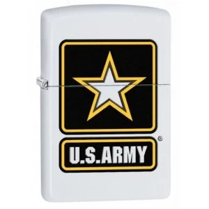 image of Zippo U.S. Army White Matte