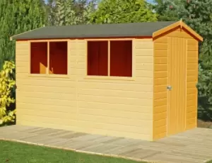 image of Shire Lewis Handmade Shed - 10ft x 6ft