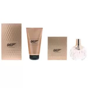 image of James Bond 007 II Eau de Parfum Gift Set For Her 2 Pieces