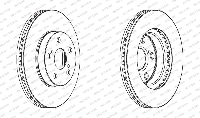 Image of Brake disc FERODO DDF1886C