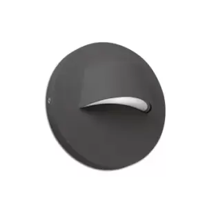 Image of Brow LED Outdoor Wall Light Dark Grey IP44