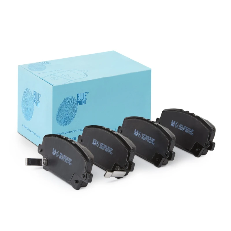 Image of Blue PRINT ADH24271 Brake pad set Front Axle, with acoustic wear warning Brake Pad Set,disc brake (402)