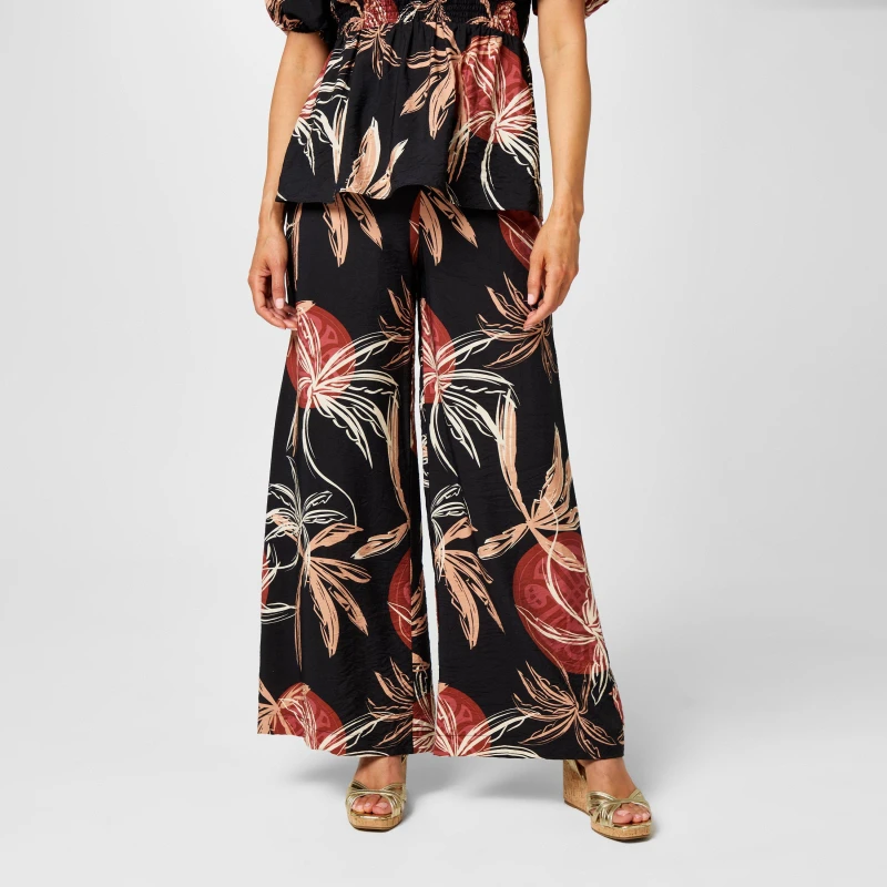 Image of Biba Biba Wide Leg Trouser Wide Leg Trousers 8 (XS) Multi 68879099310